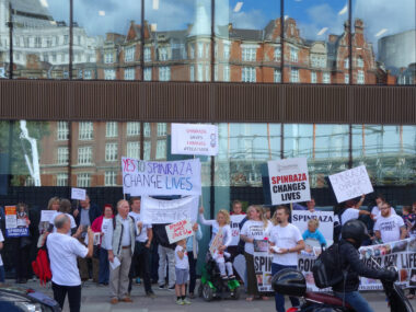 Spinraza protests