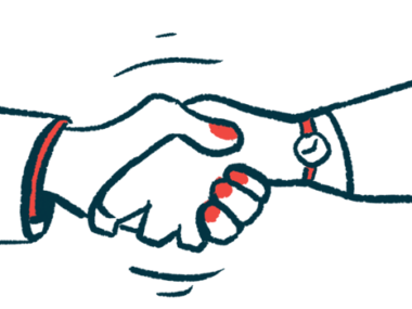 Illustration of a handshake.