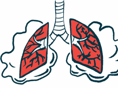 A pair of lungs is shown in this illustration.