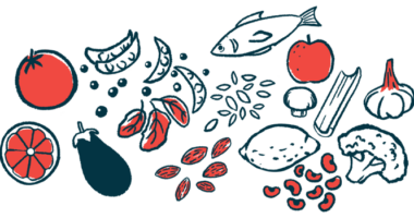 An illustration of healthy and varied foods.