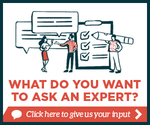 Ask an expert survey graphic