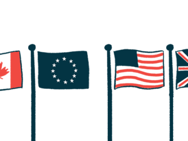 Evrysdi | SMA News Today | NHS Scotland | illustration of national flags