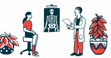 Evrysdi JEWELFISH update | SMA News Today | MDA doctor with patient illustration
