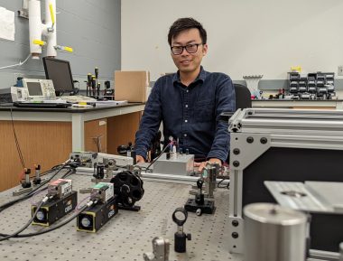 sma type 3 | SMA News Today | George Wang poses in a physics lab at the university