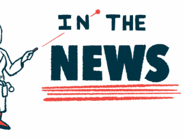 A doctor uses a laser pointer to highlight the words 