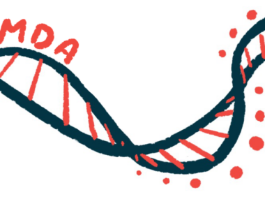 The name MDA appears atop an image of a DNA strand highlighting its ribbon-like structure.