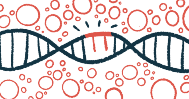 An illustration of DNA.