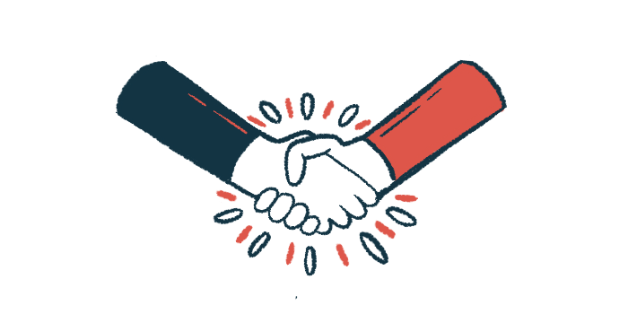 Two hands are clasped in this handshake illustration.