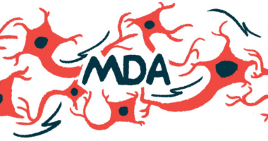 The letters MDA are shown, representing the Muscular Dystrophy Association