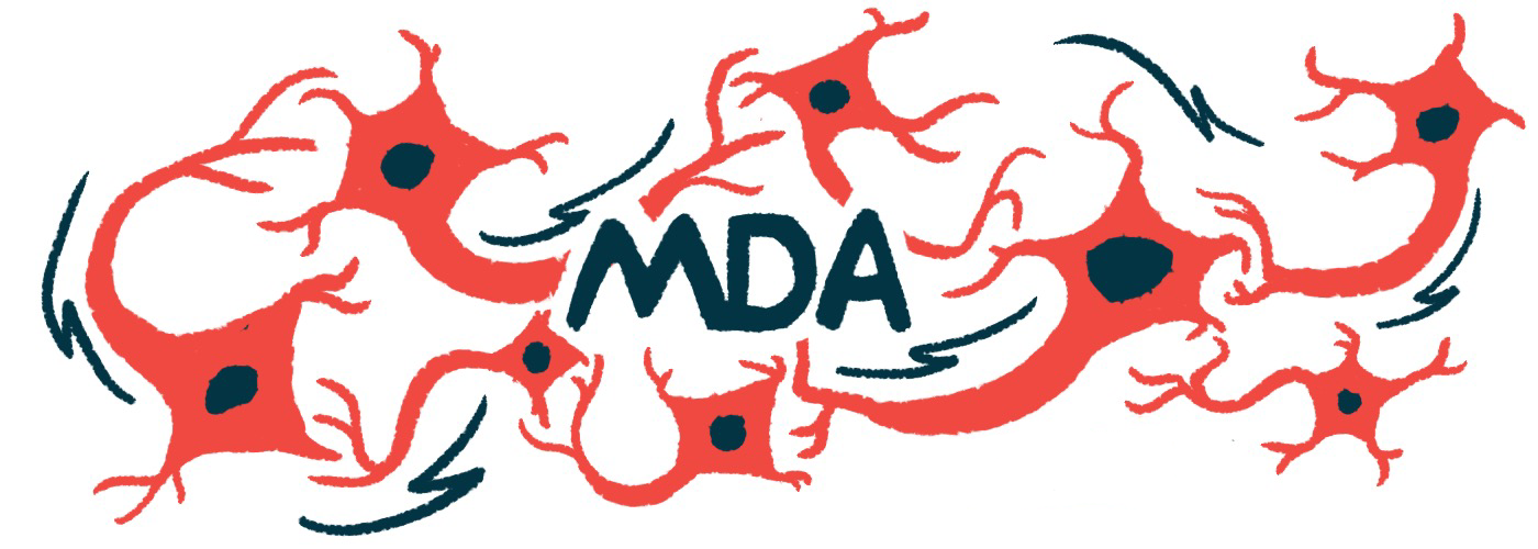 The letters MDA are shown, representing the Muscular Dystrophy Association