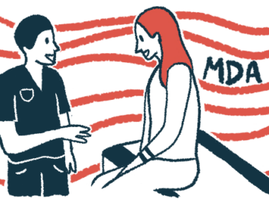 A banner for the Muscular Dystrophy Association‘s (MDA) annual Clinical & Scientific Conference